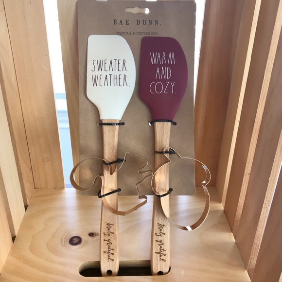 Rae Dunn Spatula and Cutter Set - Picture 2 of 5